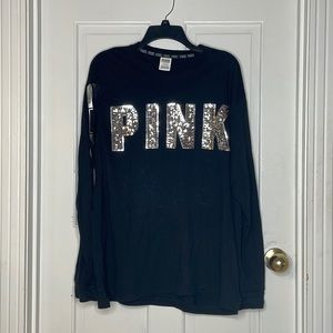 Victoria’s Secret PINK Sequin Long-sleeve Tee